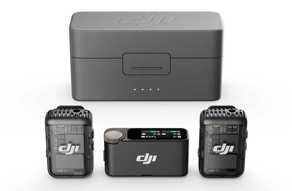 DJI MIC 2 トランスミッター2台 レシーバー1台 充電ケース バッテリー