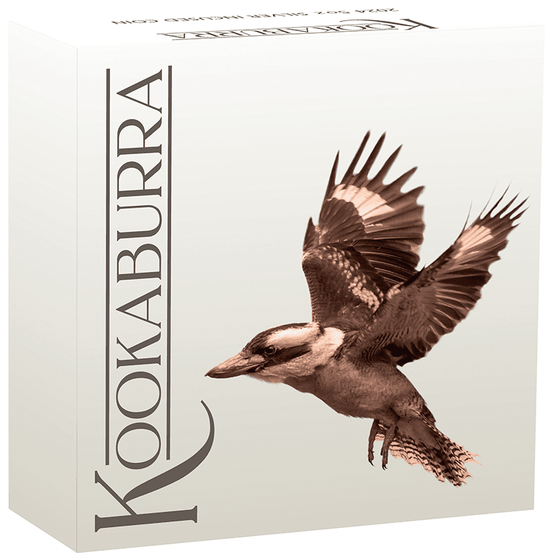 オーストラリア 2024年 ワライカワセミ 8ドル銀貨 プルーフ(ハイ