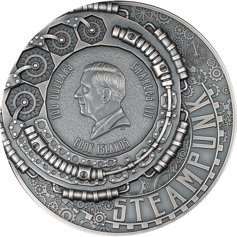 供給元問合せ】クック諸島 2024年 スチームパンク ノーチラス号 100