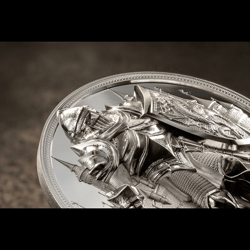 クック諸島 2024年 鉄の騎士 25ドル銀貨 プルーフ(ウルトラハイ