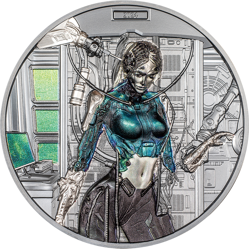 供給元問合せ】クック諸島 2024年 サイバーパンク サイバークイーン