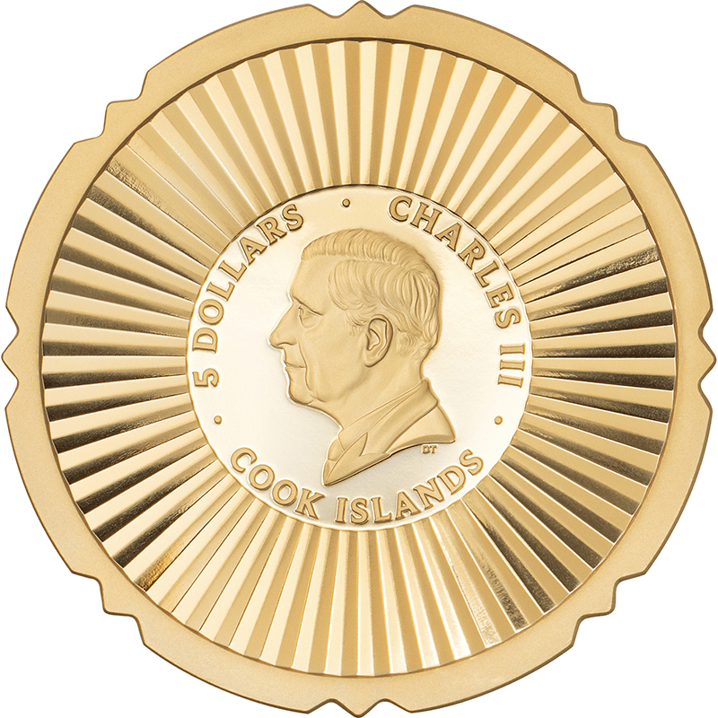 クック諸島 2025年 永遠に輝くクローバー 「幸運のかけら」 5ドル