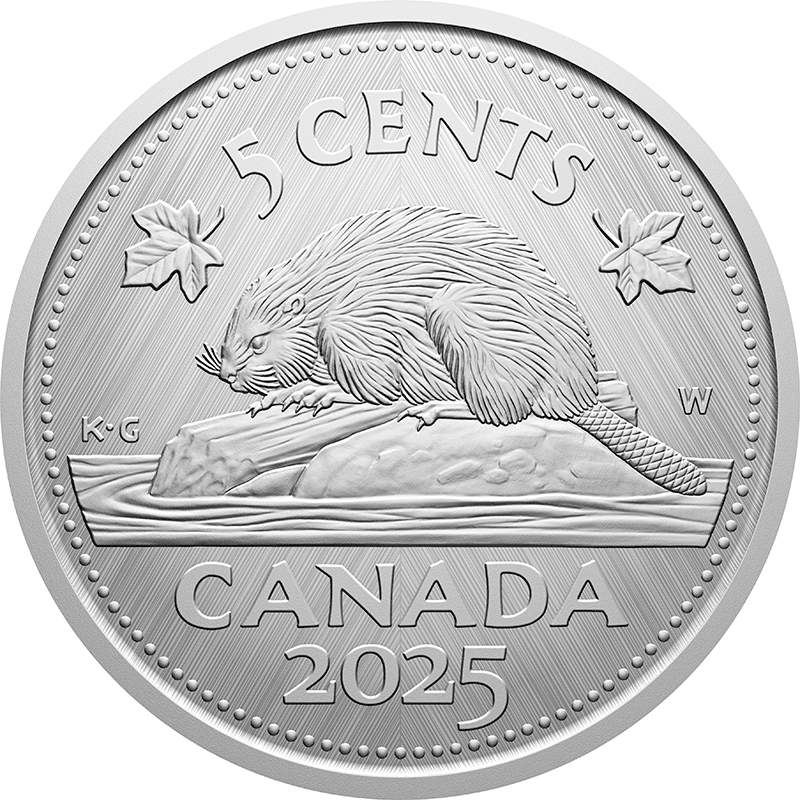 カナダ 2025年 ウィニペグ造幣所を称えて 最終貨 アメリカビーバー 5