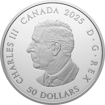 カナダ 2022-2024年 貴重なメイプルリーフ ＜肖像3種セット＞ 5ドル