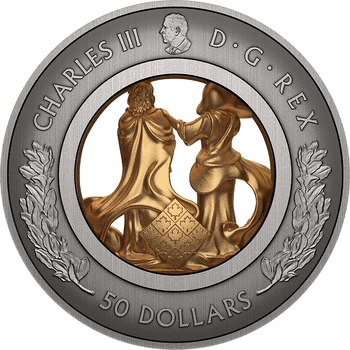 カナダ 2025年 クワキウトル族の芸術 海の守護者 シャチ 30ドル銀貨