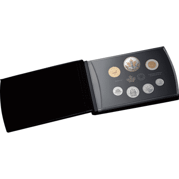 カナダ 2025年 3枚の重なるメイプルリーフ 20ドル銀貨 プルーフ