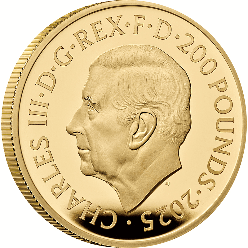 英国 2025年 伝説のミュージシャン アイアン・メイデン 200ポンド金貨