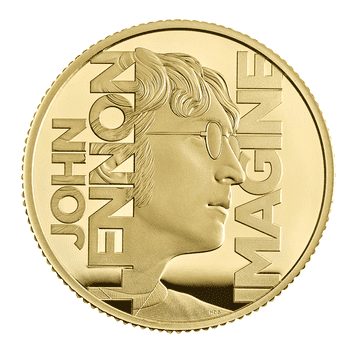 英国 2025年 伝説のミュージシャン ＜ジョン・レノン＞ 100ポンド金貨