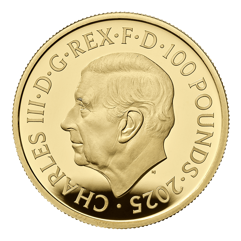 英国 2025年 伝説のミュージシャン ＜ジョン・レノン＞ 100ポンド金貨