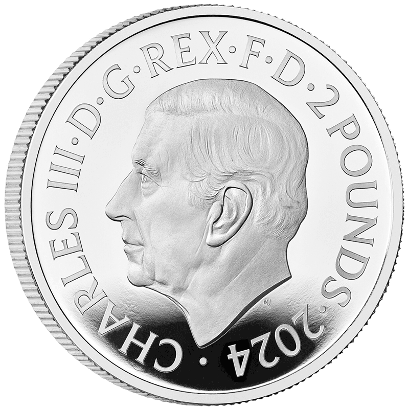 英国 2024年 スター・ウォーズ 最終貨 第2デス・スター 2ポンド銀貨