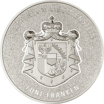 リヒテンシュタイン公国 2024年 スイスフラン導入100周年 25フラン