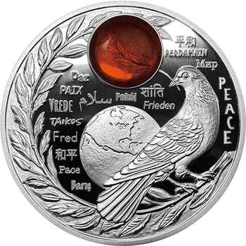 ニウエ 2025年 希望の天使 1ドルカラー銀貨チャーム入 プルーフ