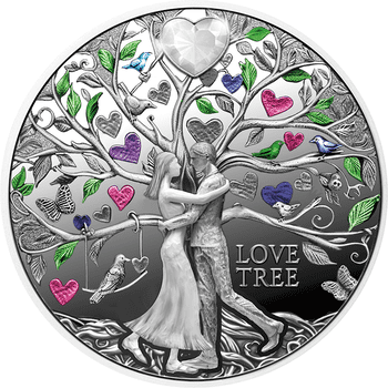 ニウエ 2025年 希望の天使 1ドルカラー銀貨チャーム入 プルーフ