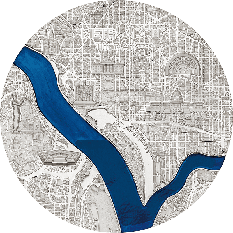 パラオ 2025年 ティファニーアート・メトロポリス 最終貨 ワシントン