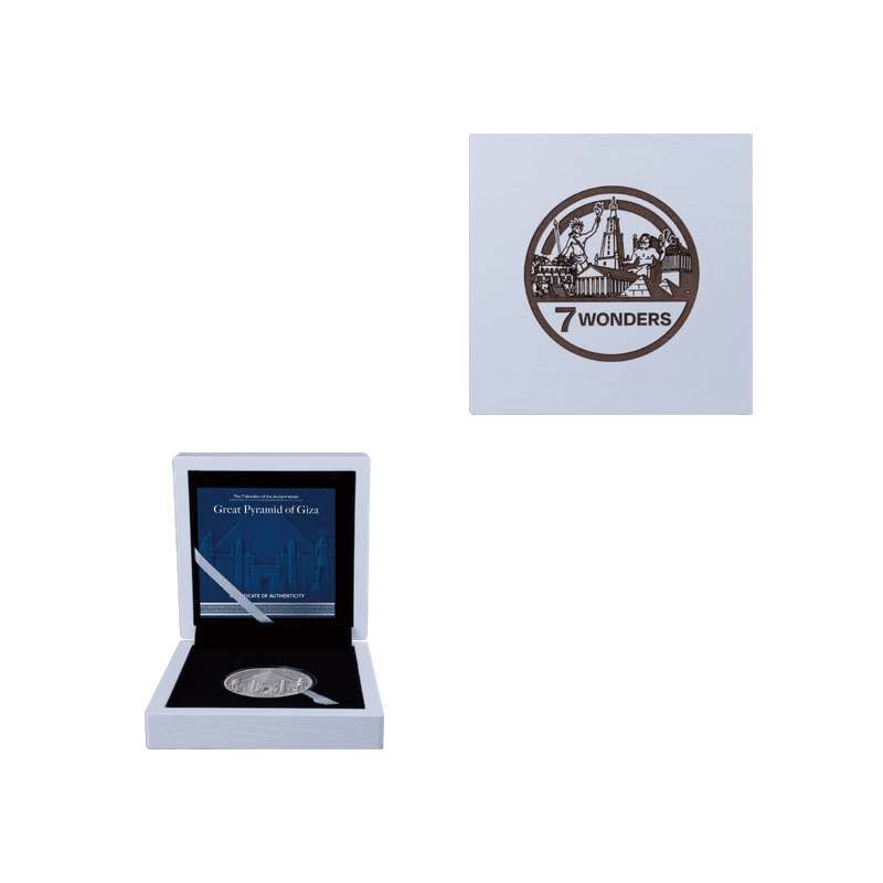 ソロモン諸島 2026年 世界の七不思議 ギザの大ピラミッド 10ドル銀貨