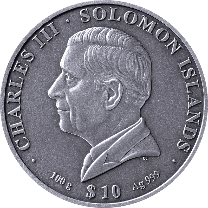 ソロモン諸島 2026年 世界の七不思議 ギザの大ピラミッド 10ドル銀貨