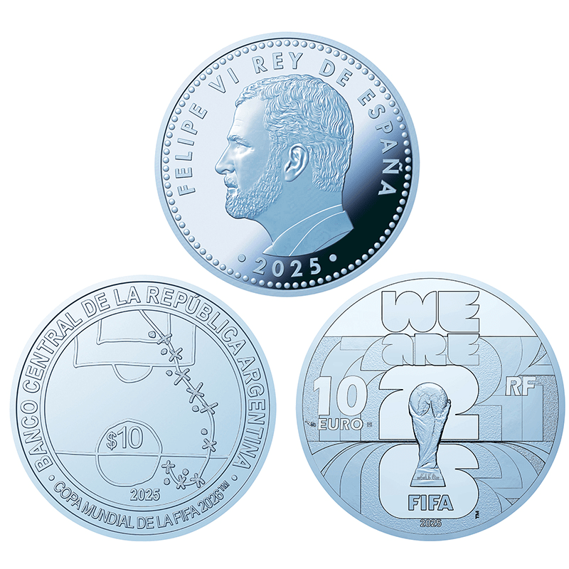 H】各国 2025年 FIFAワールドカップ26公式記念コイン＜第1次予約販売