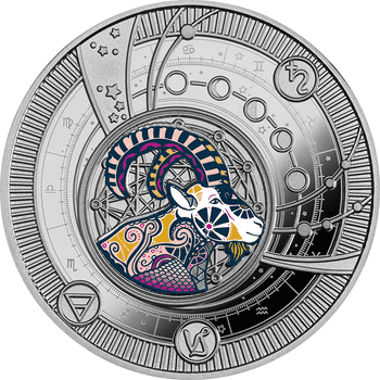 カメルーン 2025年 永遠の誓い 二羽の鳩 500フランカラー銀貨 プルーフ