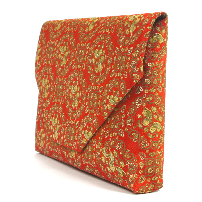 数寄屋袋 鴛鴦唐草文錦 – 龍村美術織物公式オンラインショップ