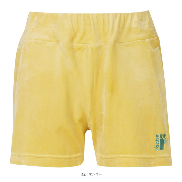 ローチェ（roche） ウェア（レディース） ]ベロアショートパンツ