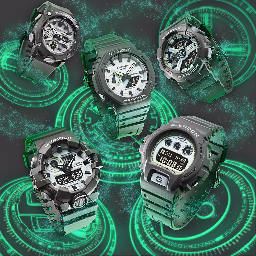 G-SHOCK HIDDEN GLOW 蓄光フェイス GA-110HD-8AJF メンズ 電池式