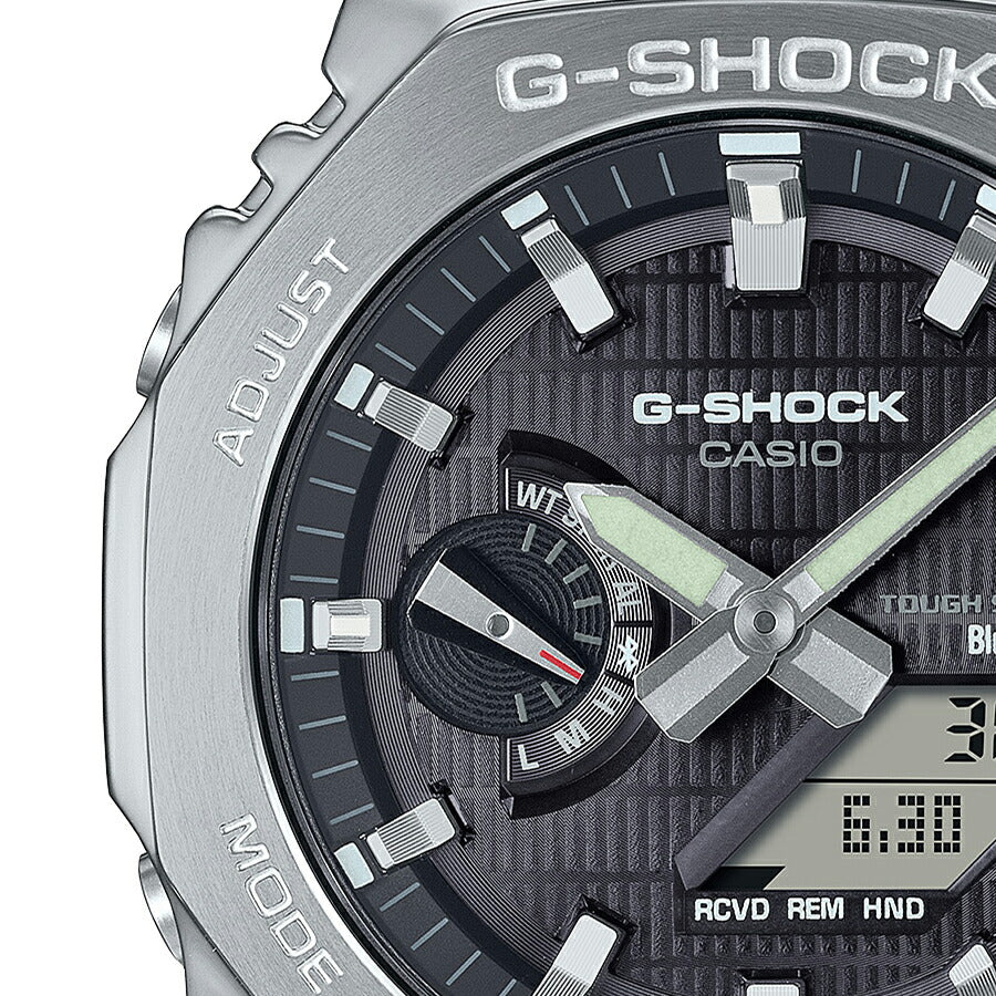 G-SHOCK メタルカバード GBM-2100-1AJF メンズ ソーラー Bluetooth