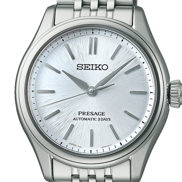セイコー プレザージュ クラシックシリーズ 36mm 藍白ダイヤル SARX129