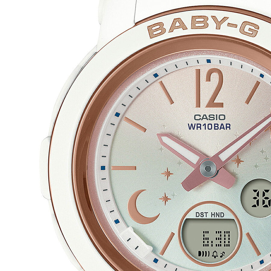 BABY-G ムーン&スター 夜空に輝く月と星 BGA-290DS-7AJF レディース