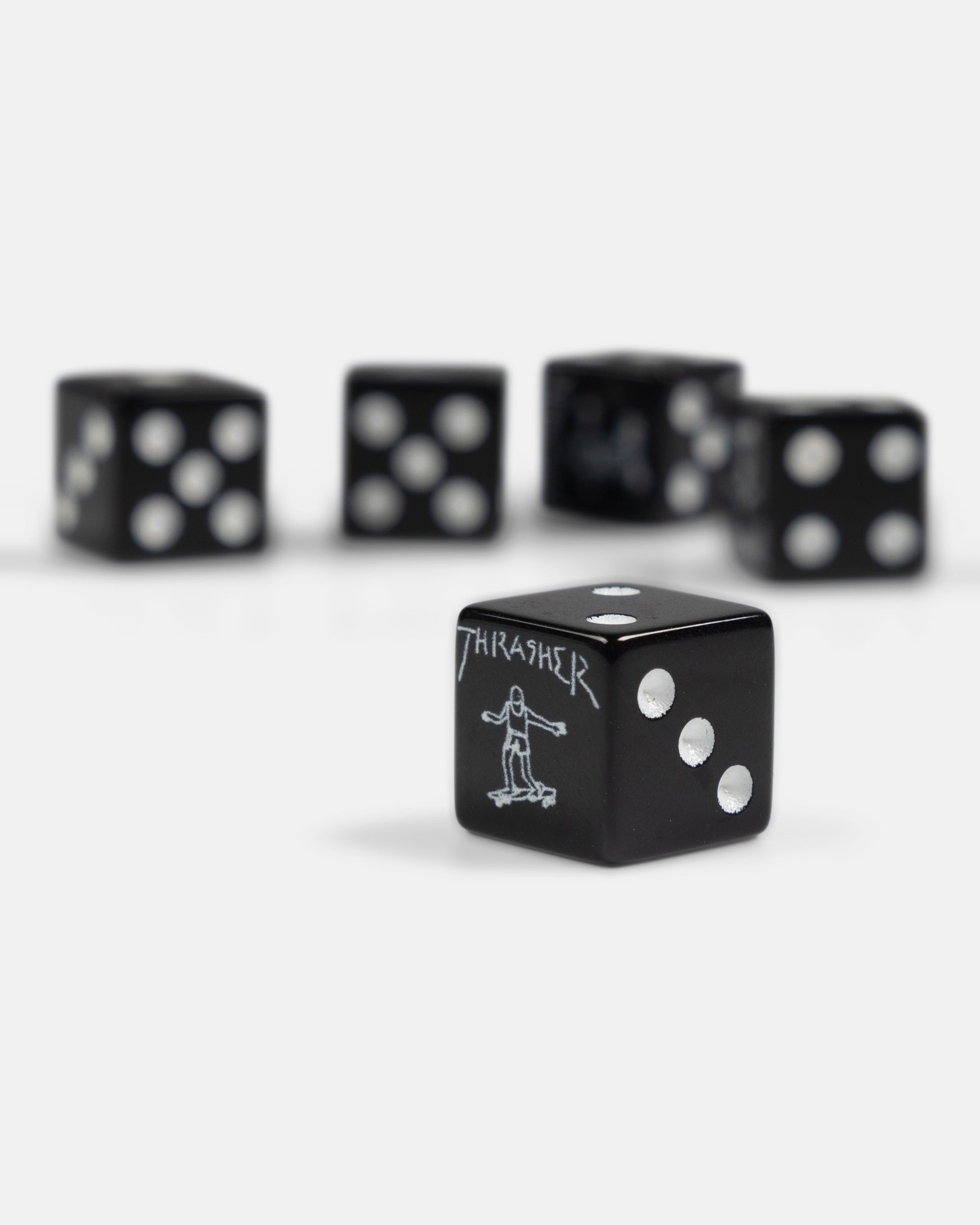 GONZ - DICE SET - BLACK – Thrasher Magazine