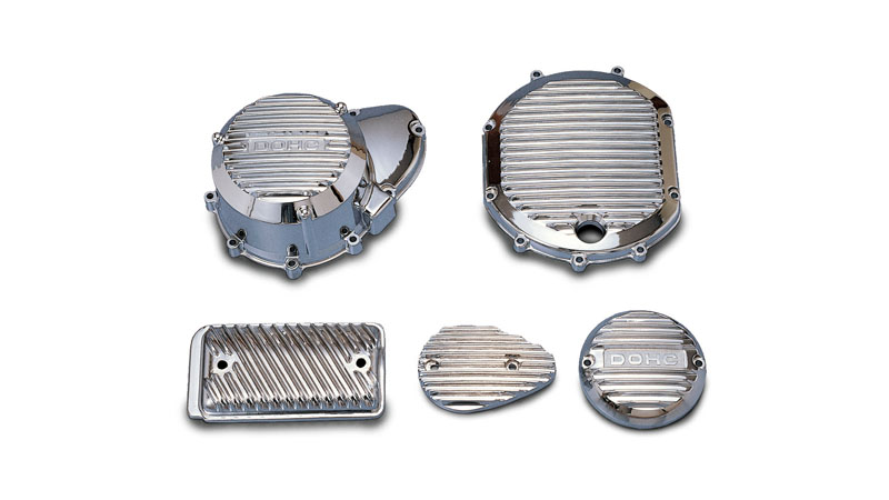 アルミフィン付 ドレスアップカバー 5点SET KAWASAKI Z2/Z750 - キジマ