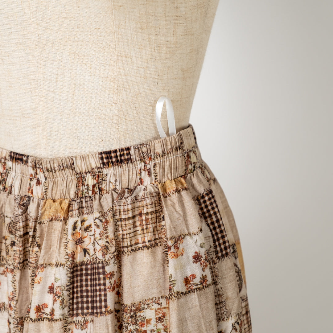 クレイジーパッチワークスカート – to blossom