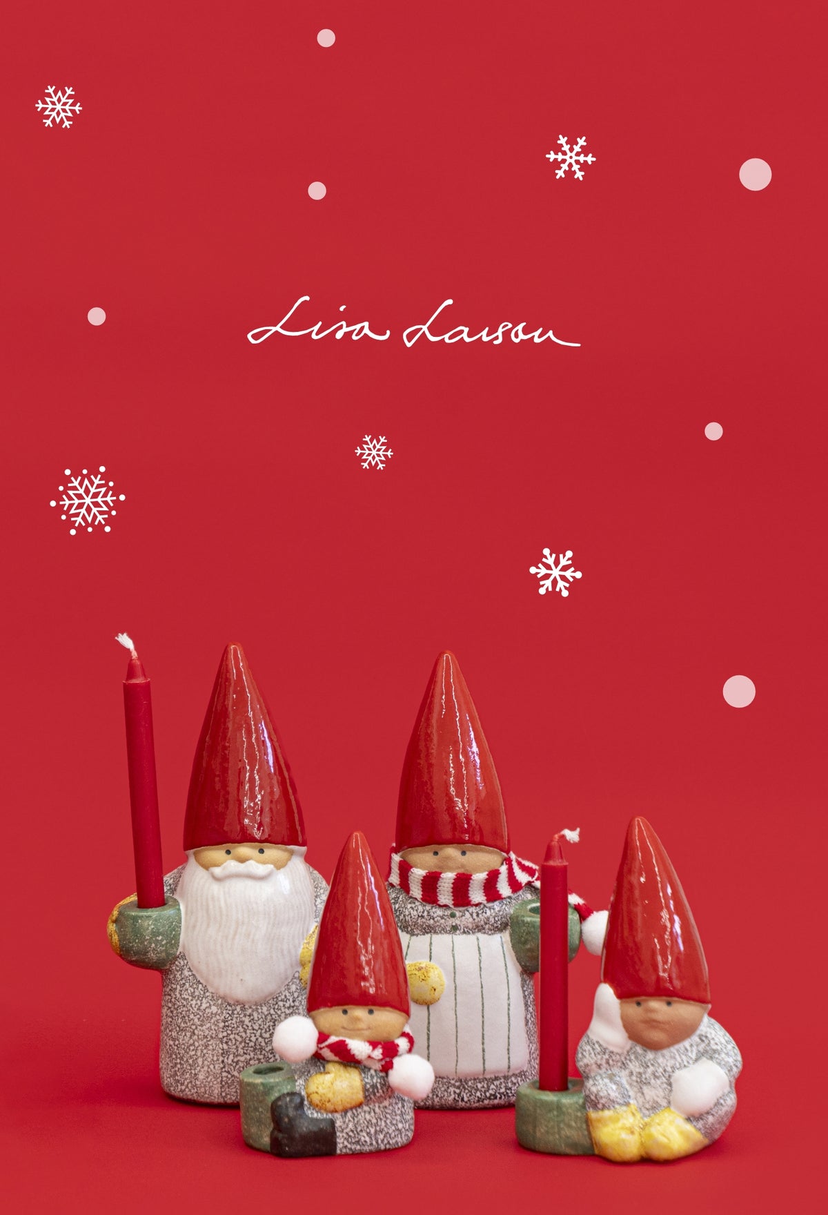 スウェーデン購入クリスマス特集]リサ・ラーソン陶器製 女の子