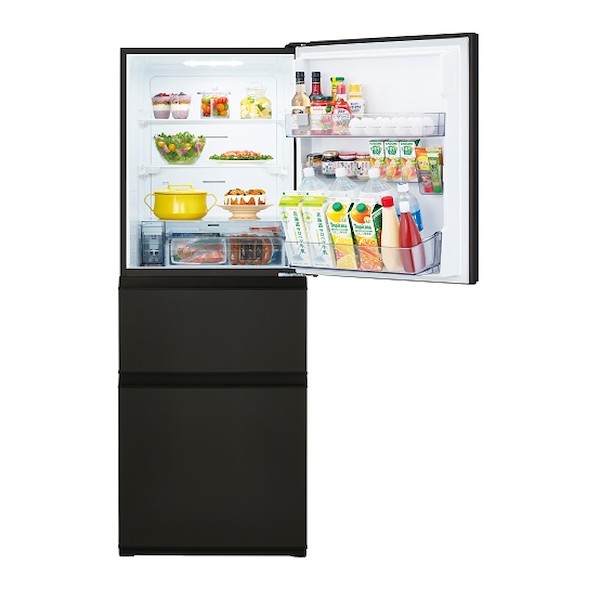 東芝 3ドア 冷蔵庫 GR-Y33SC(KZ)((KZ)マットチャコール): 家電商品