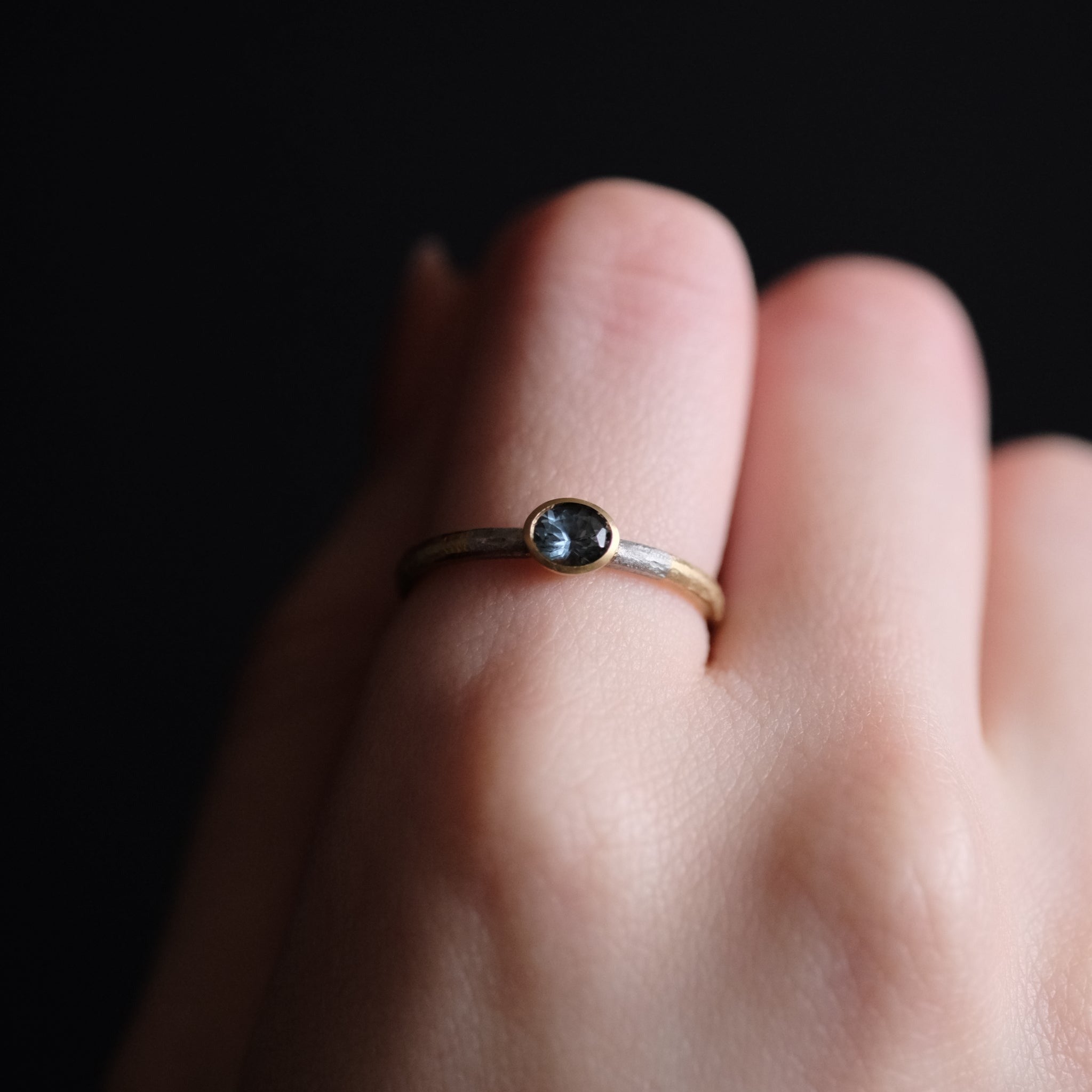 正規販売店【ギクラ - 一点もの モンタナ サファイア リング 】GLR242