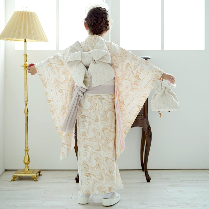 レンタル】七五三 7歳 着物 女の子 ひよこ商店 作り帯 子供 kids