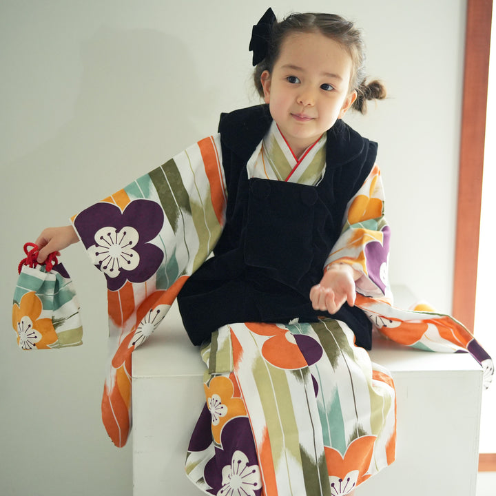 レンタル】七五三 3歳 着物 ひよこ商店 女の子 被布セット 子供 kids