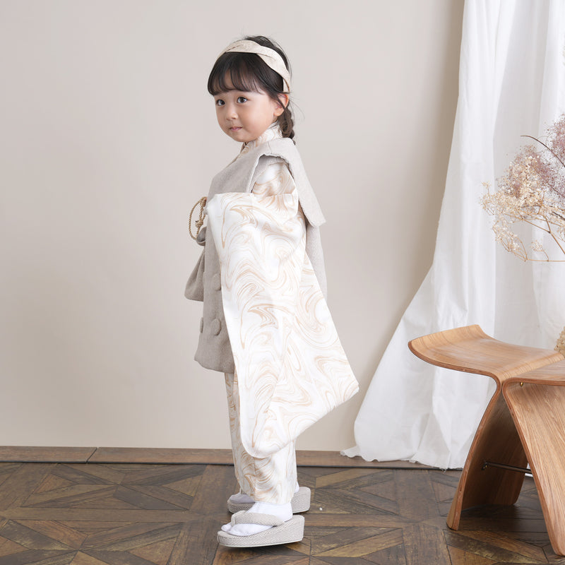 レンタル】七五三 3歳 着物 ひよこ商店 女の子 被布セット 子供 kids