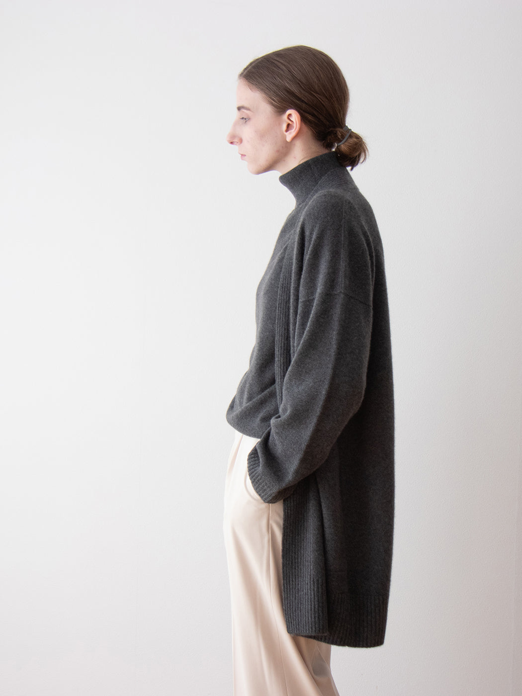 日本製】ベビーカシミヤ100% ミドルミドルゲージ ボックス