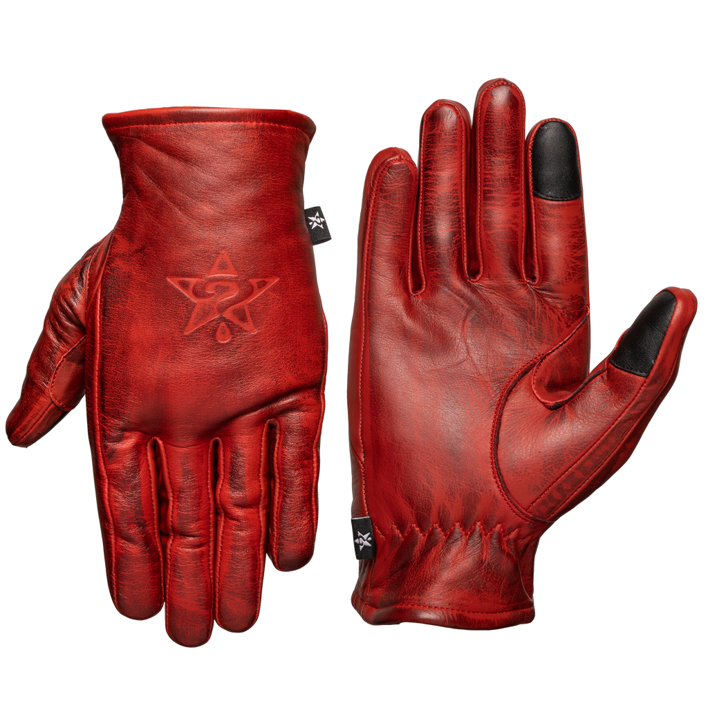 Originals-Leather Gloves (RED) – UNKNOWN Industries