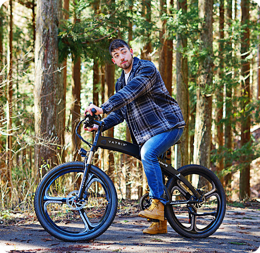 VATRIX 電動アシスト自転車 オリーブカーキ | 型式認定取得済み 公道