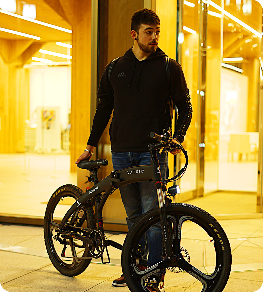 VATRIX 電動アシスト自転車 オリーブカーキ | 型式認定取得済み 公道