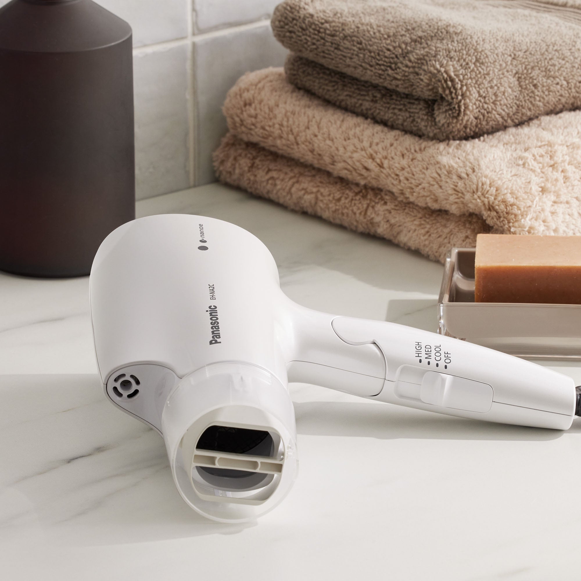 Panasonic nanoe™ Compact Travel Hair Dryer with Oscillating Quick