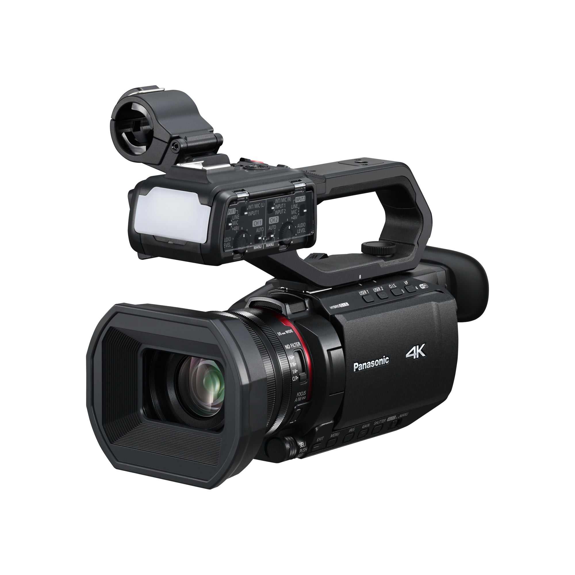 Panasonic 4K Pro Camcorder w/ 24X Optical Zoom, Livestream and LED