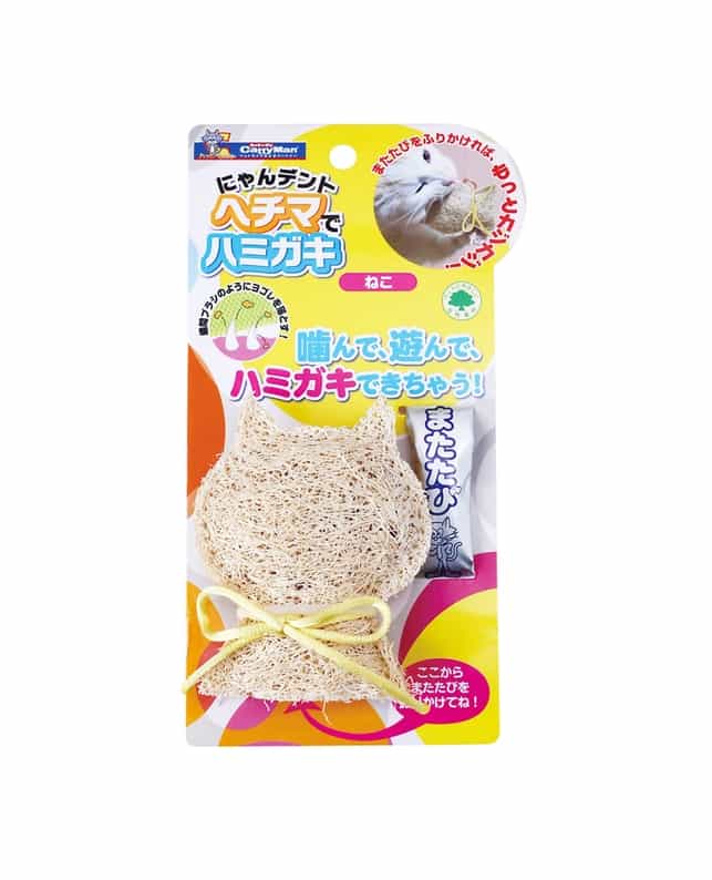 ドギーマンハヤシ にゃんデント ヘチマでハミガキねこ（4976555844399