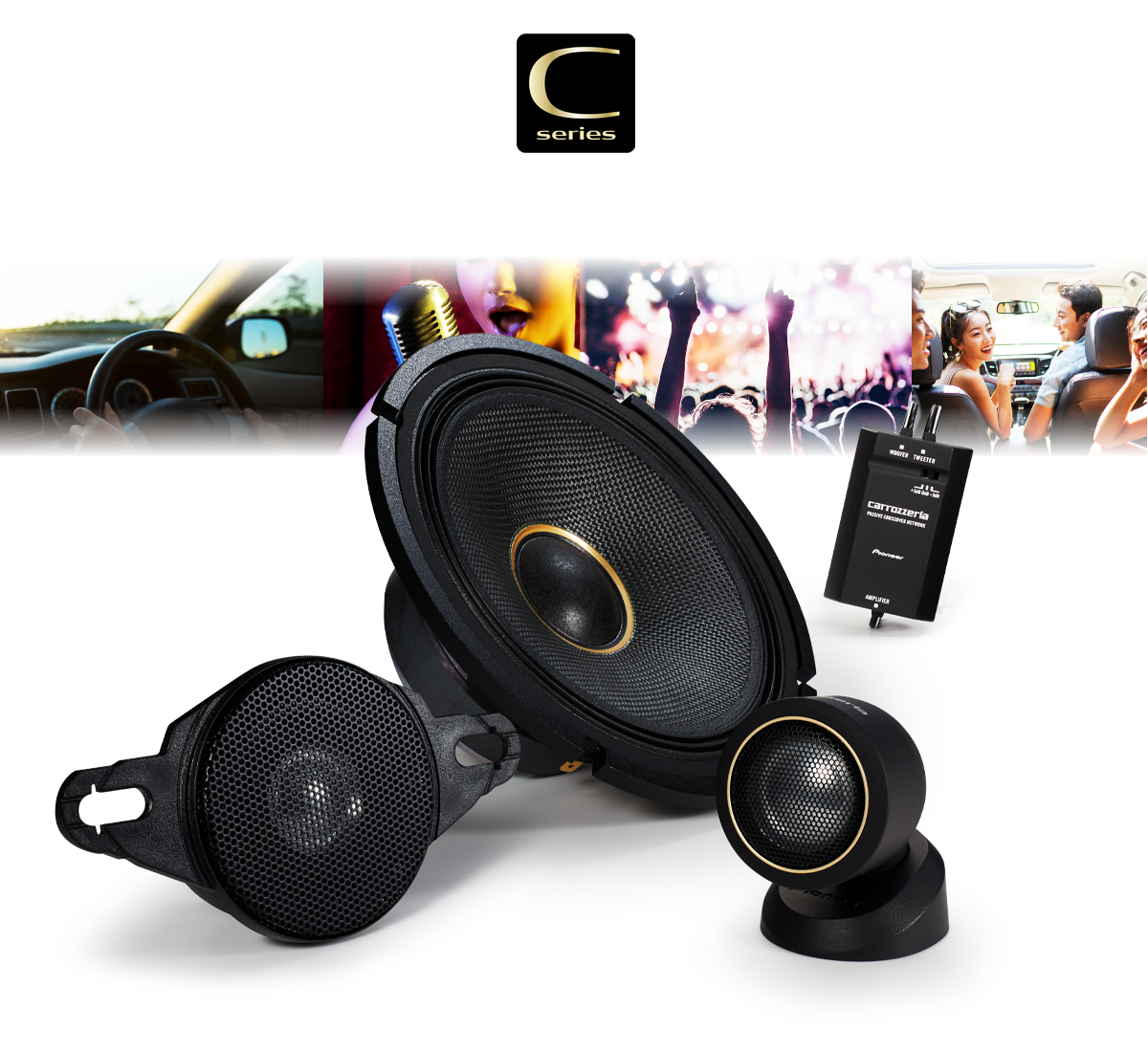 ジムニー/ジムニーシエラ用 16cmセパレート2ウェイスピーカー TS