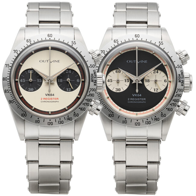 アウトライン・2レジスタークロノ シリーズ Ⅲ （パンダ） Cal.SEIKO