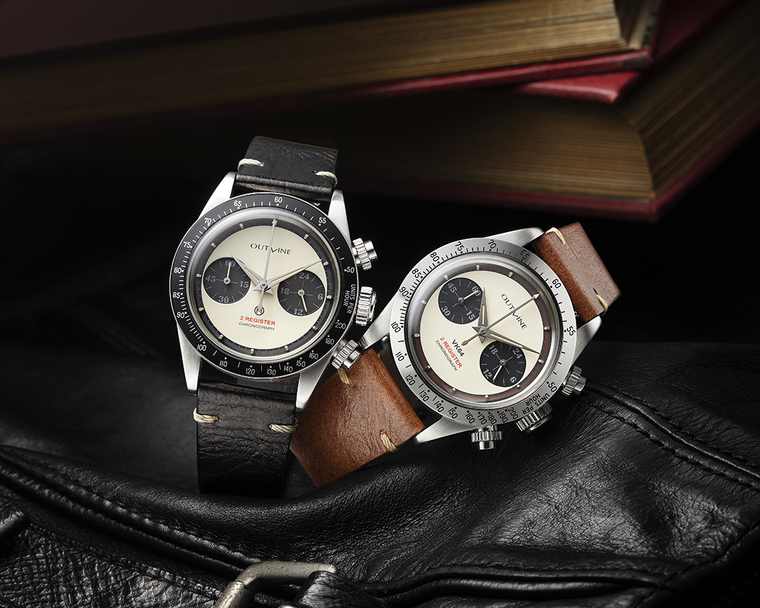 アウトライン・2レジスタークロノ シリーズ III （パンダ・ブラウン