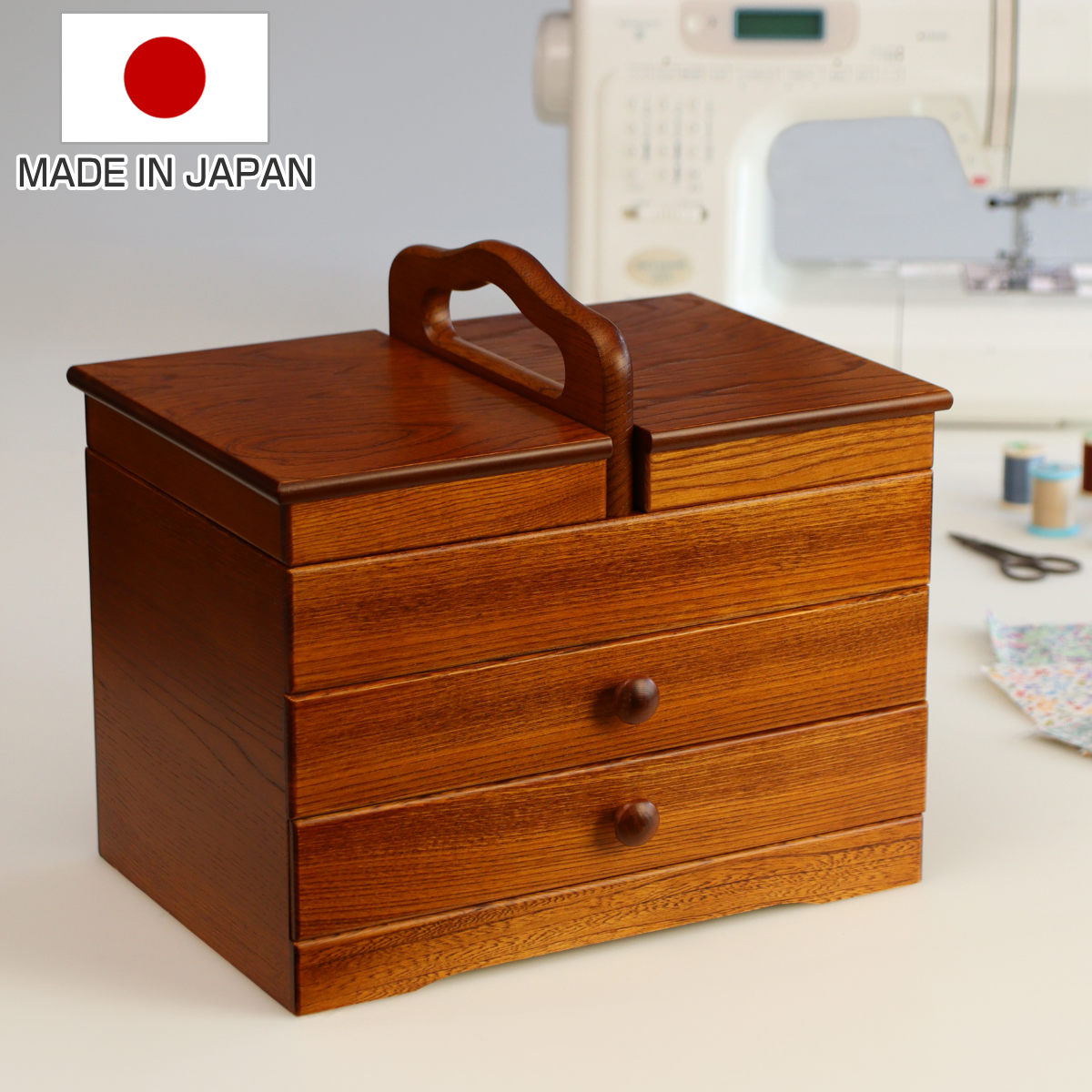 楽天市場】ソーイングボックス 裁縫箱 ソーイングセット 木製 おしゃれ