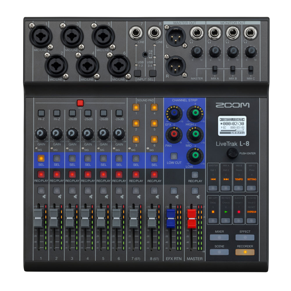 楽天市場】ZOOM / LiveTrak L-6 Digital Mixer / Recorder 新品