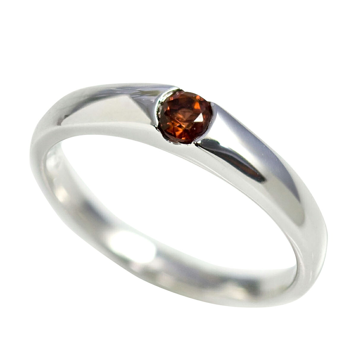 楽天市場】ピンキーリング ピンクゴールド 18k 1月誕生石 ガーネット